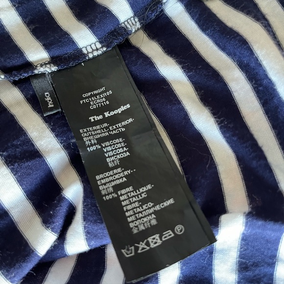 The Kooples Embellished Tee Size 2 Medium - Picture 6 of 8